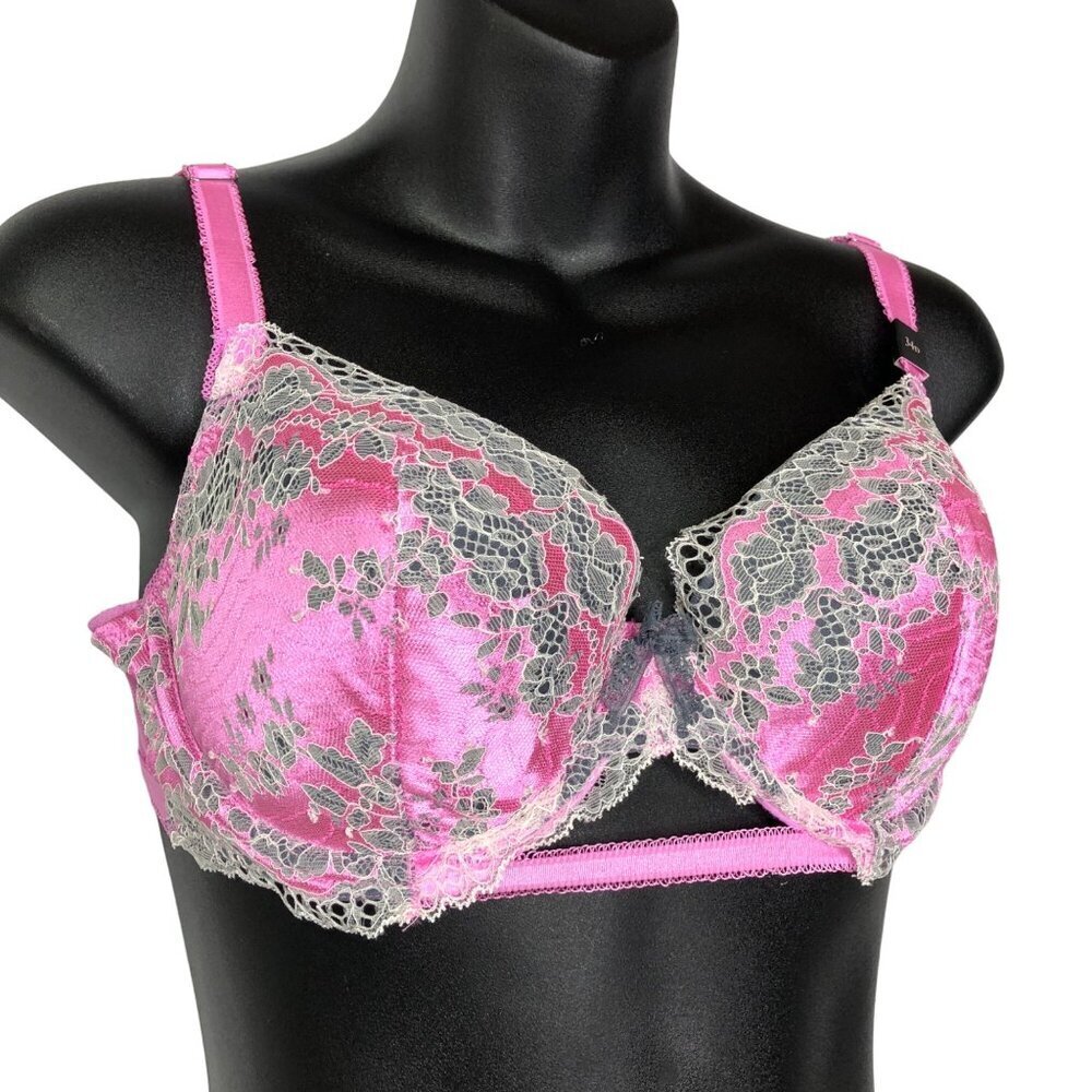 VICTORIA'S SECRET DREAM ANGELS LINED DEMI BRA 34 D NEW WITH TAG